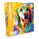 Colorful Doggy - 1000 Piece Jigsaw Puzzle for Kids and Adults 19x27in