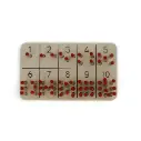 Montessori Wooden Counting Toy – Number Learning Set with Red Pegs & Bag | Educational Preschool Math Game for Toddlers Ages 3+ | Natural Wood, Fine Motor Skill Development