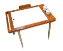 Kids Sensory Activity Table with Two Storage Bins, Chair, Wooden Art Table for Toddlers and Preschool