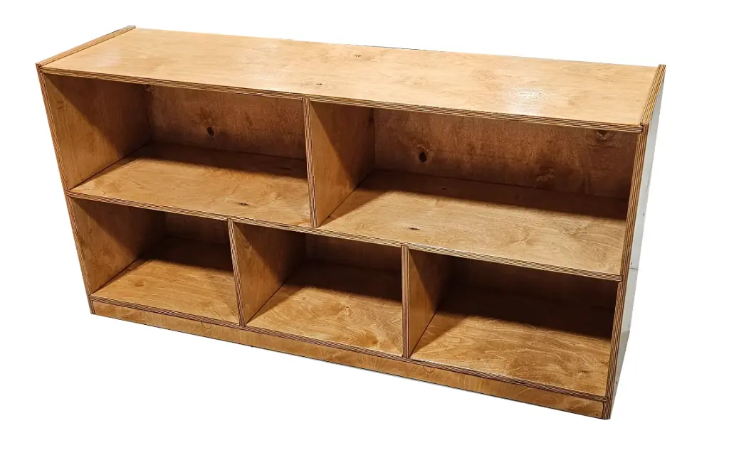 5-Compartment Storage Cabinet, 24in, Classroom Furniture - 24 x 13 x 48 in