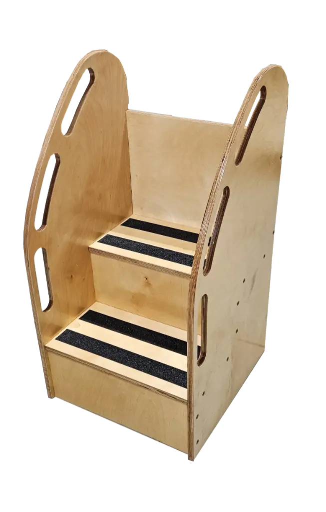 Step Stool with Handle, 32 x 18 x 18 in