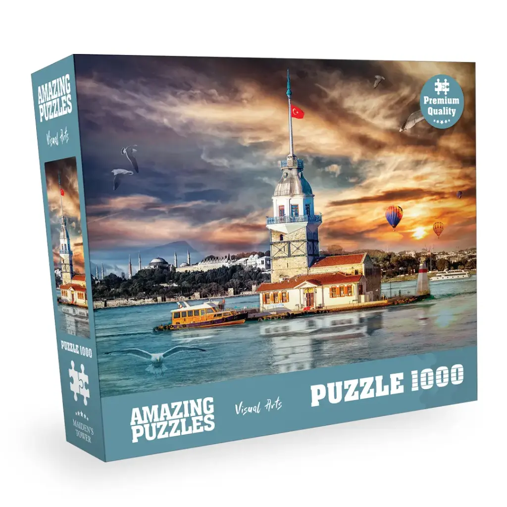 The Maiden's Tower - 1000 Piece Jigsaw Puzzle for Kids and Adults 19x27in