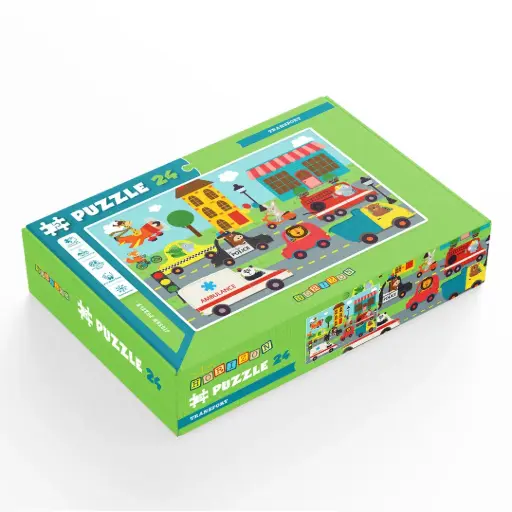 [H-Transport24] Puzzle 24 Transport Attention and Skill Abilities Puzzle by Horizon Education