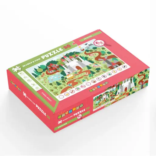 [H-Unicorn50] Puzzle 50 Unicorn Attention and Skill Abilities Puzzle for Children Ages 3-6 by Horizon Education