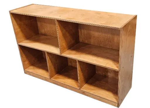 [HE21] 5-Compartment Storage Cabinet, 30in, Classroom Furniture - 30 x 13 x 48 in