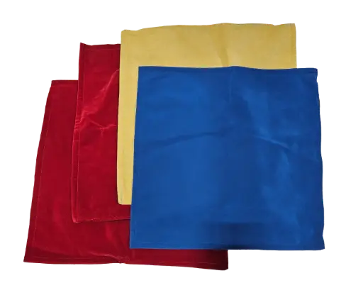 4 Pieces Floor Cushions for Classroom, Velvet Fabric