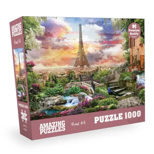 [AP-Paris] Paris, France - 1000 Piece Jigsaw Puzzle for Kids and Adults 19x27in