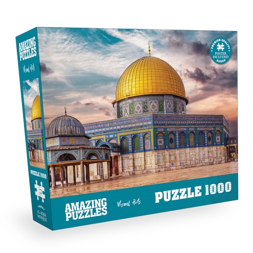 [AP-AlAqsa] Al-Aqsa Mosque - 1000 Piece Jigsaw Puzzle for Kids and Adults 19x27in