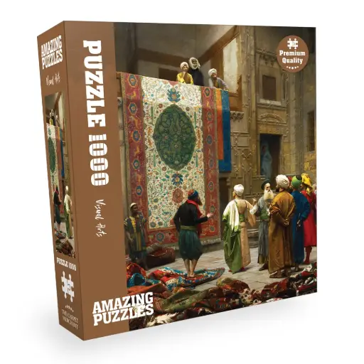 [AP-Merchant] The Carpet Merchant - 1000 Piece Jigsaw Puzzle for Kids and Adults 19x27in